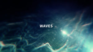 Waves motion background